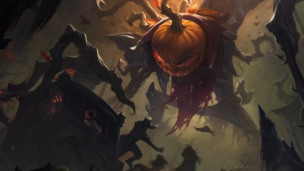 All of Fiddlesticks' new splash art updates | Dot Esports