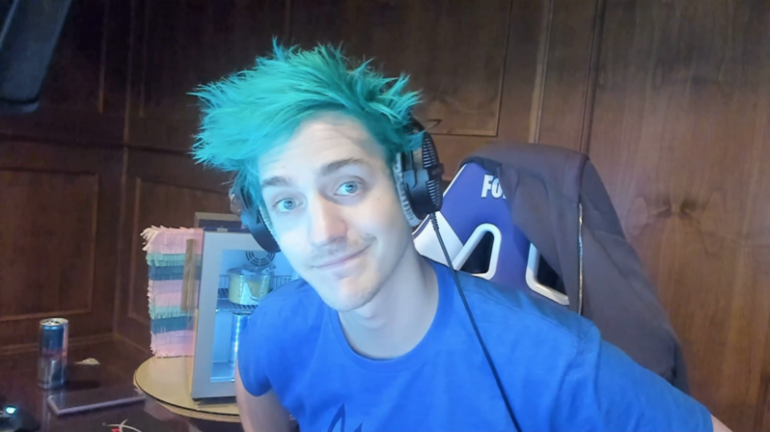 5. Ninja making a goofy face with blue hair - wide 6